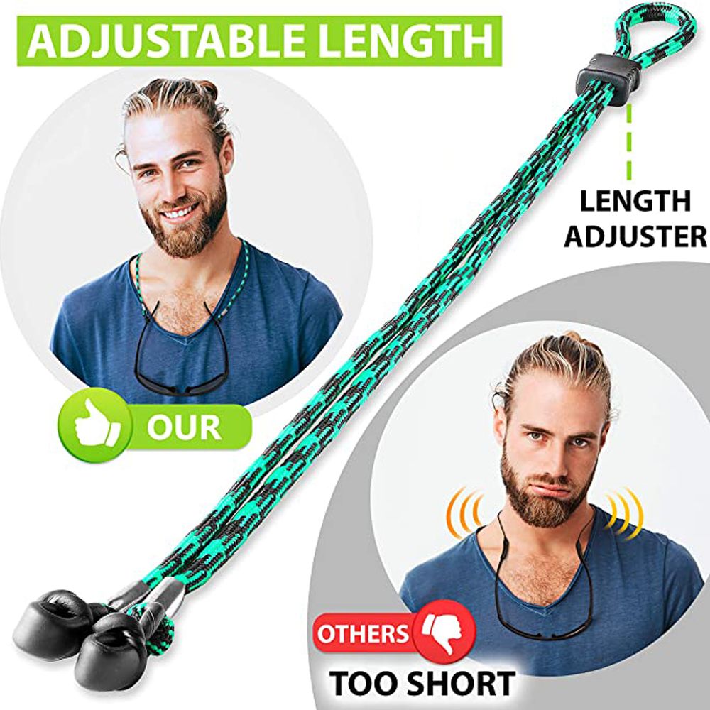 عدم الانزلاق نظارات القراءة حز - مراجعة Sunglass Retainer Cord وسعره