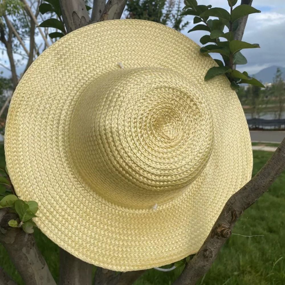 قبعة صيفية واسعة الحواف من الق - مراجعة Bucket Hat Straw وسعره