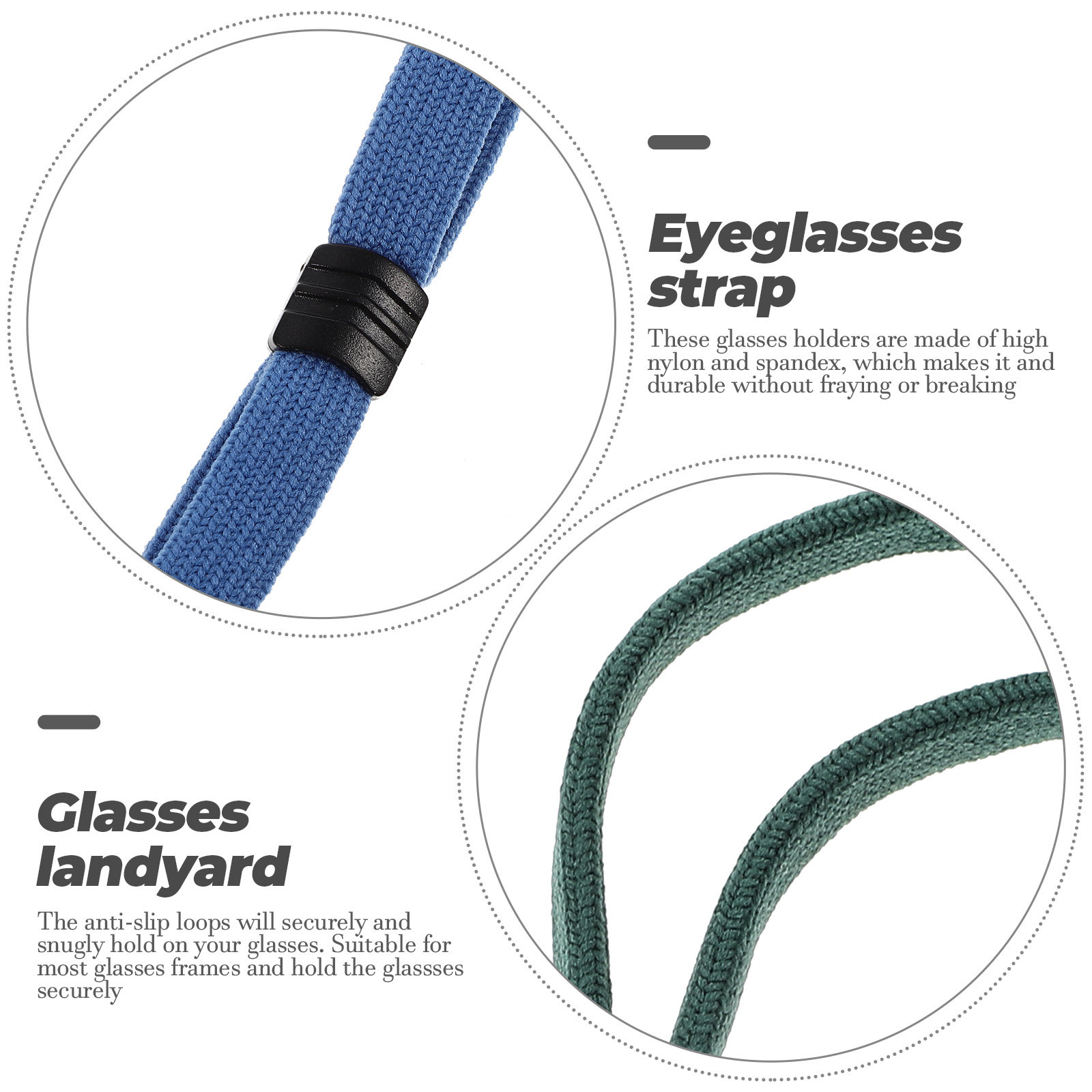 5 قطع من حزام النظارات القابل  - مراجعة Sunglass Retainer Cord وسعره